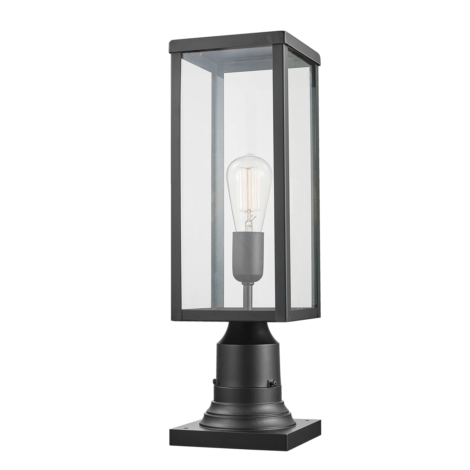 Globe Electric Bowery 1 Light Matte, How To Clean Outdoor Glass Light Fixtures