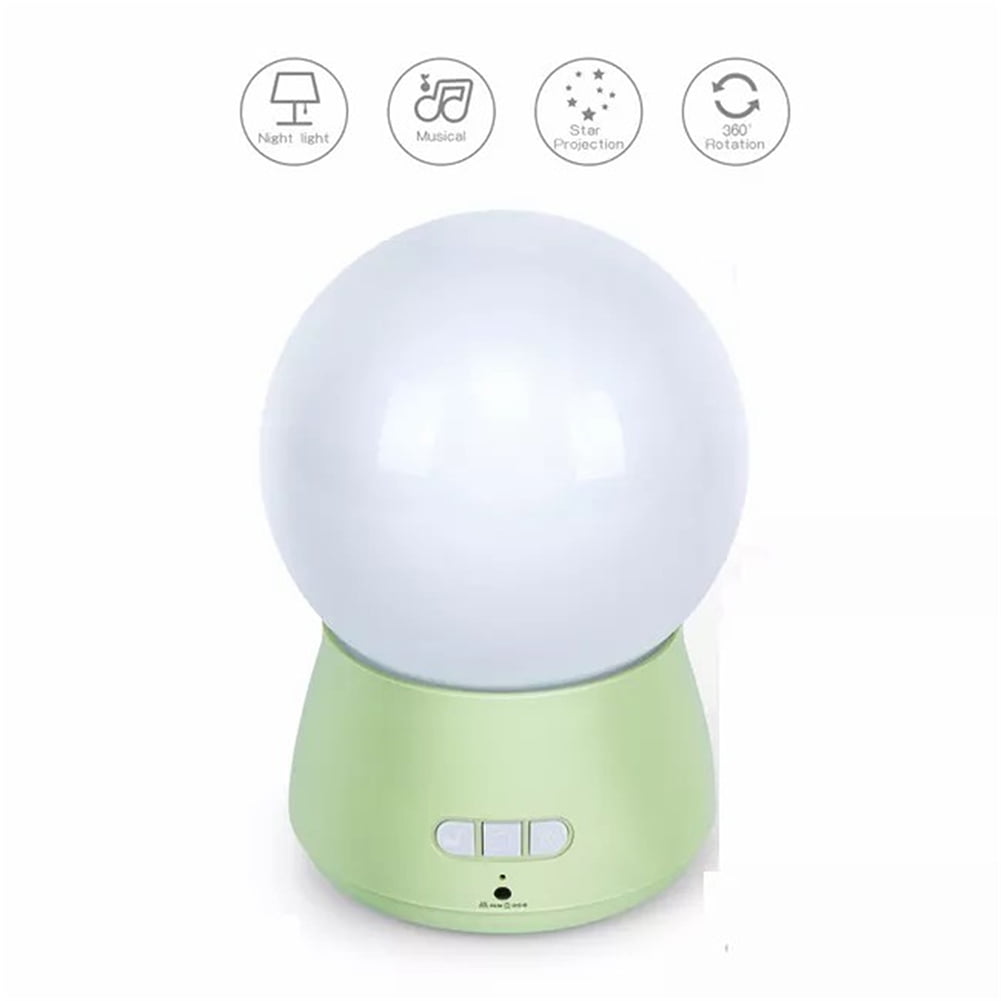 Kadyn Music Projection Night Lights, Romantic Led Starry Night Lamp with Yellow, Blue, White Light, 360 Degree Rotating Moon Sky Night Lamp for Adult Kids Sleep, Green Kadyn Music Projection Night Lights, Romantic Led Starry Night Lamp with Yellow, Blue, White Light, 360 Degree Rotating Moon Sky Night Lamp for Adult Kids Sleep, Green