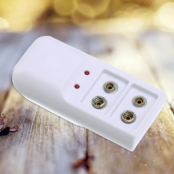 Durable 9V Li-ion Ni- Battery Charger for Rechargeable 9 Volt Batteries