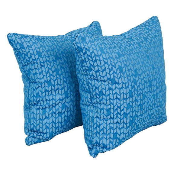 17-inch Jacquard Throw Pillows with Inserts (Set of 2) 9910-S2-ID-081
