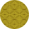 thumbnail image 1 of Ahgly Tapis Rond Lavable en Machine Intérieur Transitionnel Bisque Foncé Marron, 6 Pieds Rond, 1 of 7