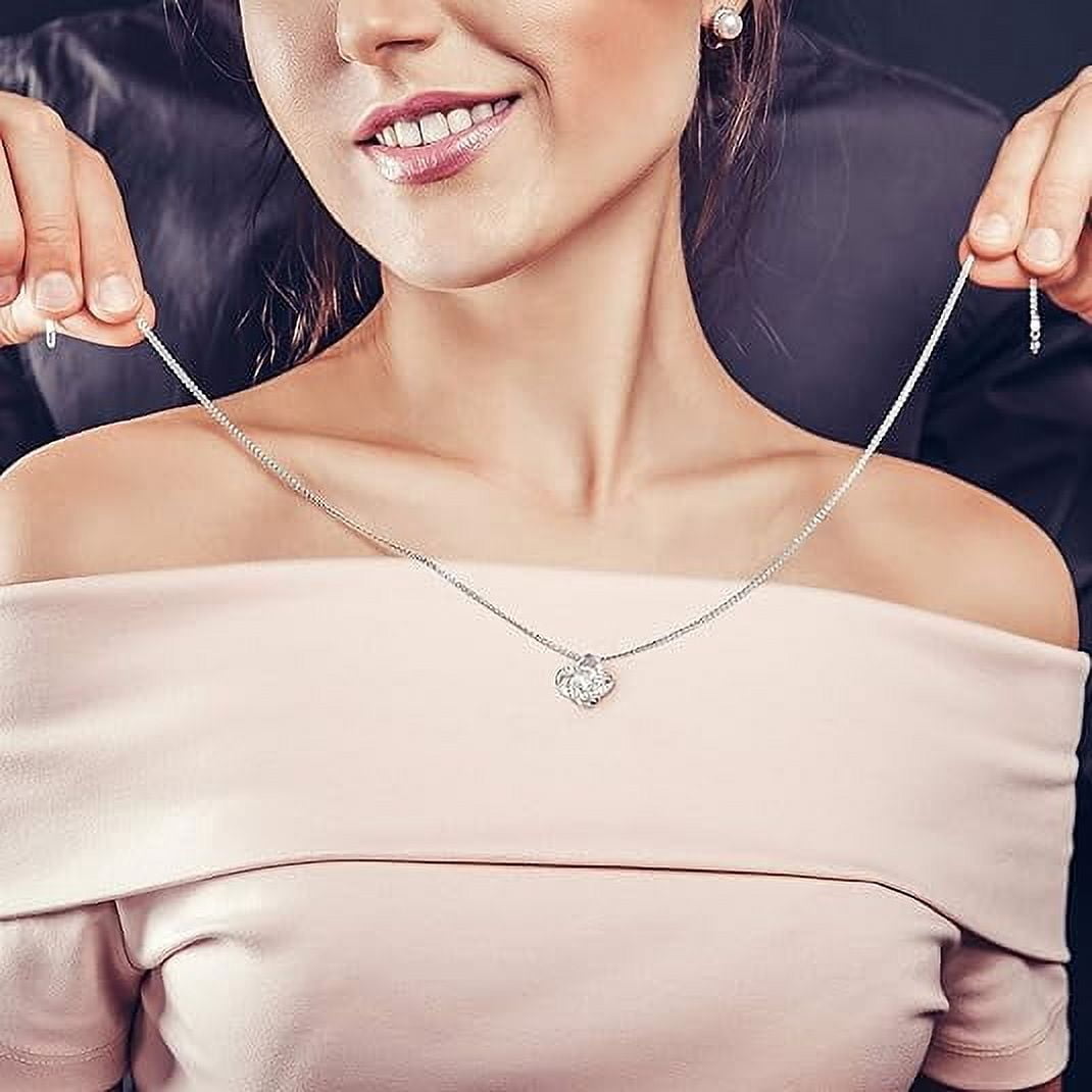 Daughter Gift From Mom Mother Daughter Necklace Birthday Graduation Christmas Jewelry Gifts For My Beautiful Daugther Adult Daughter with Message Card and Gift Box Gift for Her