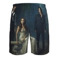 thumbnail image 6 of Vampire Diaries Fantasy Men's Beach Shorts Swim Trunks Casual Quick Dry Board Shorts Swimwear with Mesh Lined and Pockets, 6 of 8