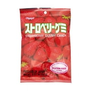 Kasugai Japan Fruity jelly Gummy Candy, 12 flavors available: Strawberry Flavor; Ship from CA, USA!