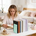 thumbnail image 6 of Bookends for Shelves 4 Pack, Book Ends, Book Stopper Dividers for Books, Book Holders for Home Office School Desk Supplies, Heavy Duty Bookends for Classroom Library Organization, 6 of 6