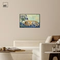 thumbnail image 2 of Art Remedy Modern Tiger Art Canvas, 36" x 24", Black Frame, Sleeping Tiger Vase, 2 of 7