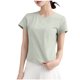 thumbnail image 2 of mfyjkho Tops Para Hacer Ejercicio Para Mujer, Blusa Informal De Manga Corta Con Capucha Y Cuello Redondo De Talla Grande Para Mujer Tops Para Hacer Ejercicio S, 2 of 4