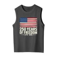 thumbnail image 4 of American Flag Tank Tops Girls Patriotic Shirt USA Flag Stars Stripes Print Sleeveless T-Shirt 4th of July Tee Tops, 4 of 6