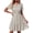 Light Khaki, variant on BTFBM Summer Dresses for Women Lightweight Casual Short Sleeve Floral Mini Dress A Line Beach Vacation Sundress