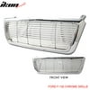 Ikon Motorsports Grille - Fits 04-08 Ford F150 ABS Chrome Front Hood Grille Grill