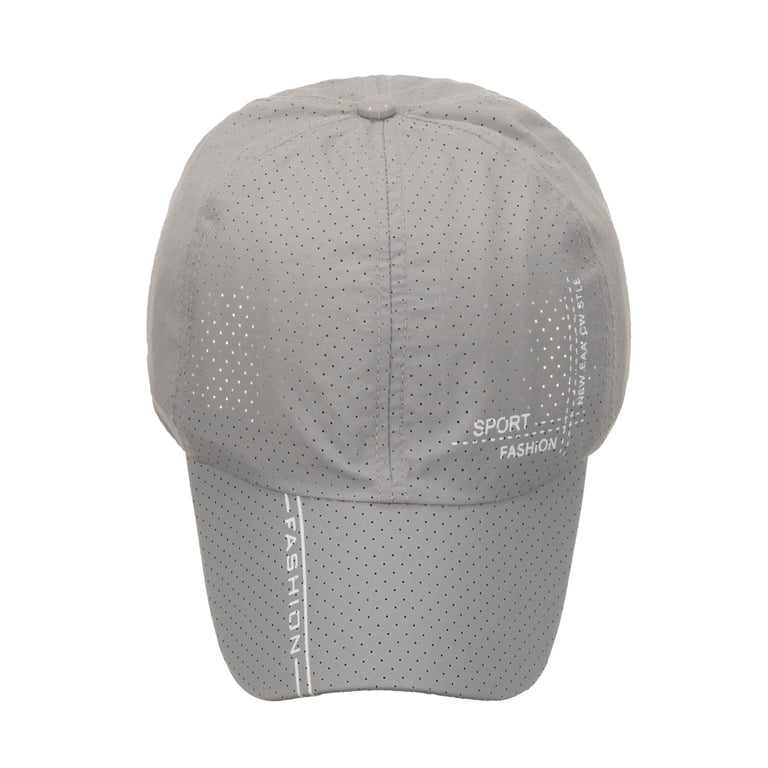 Solid Running Caps Grey Baseball Sports Cap Men And Women OUTFLY Folding Baseball Cap Running Cap for Men and Women  main image 2