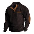 thumbnail image 4 of Spring And Autumn Men's Standing Collar Sweatshirt Is Outdoor Casual Sweaters TopsM, 4 of 5