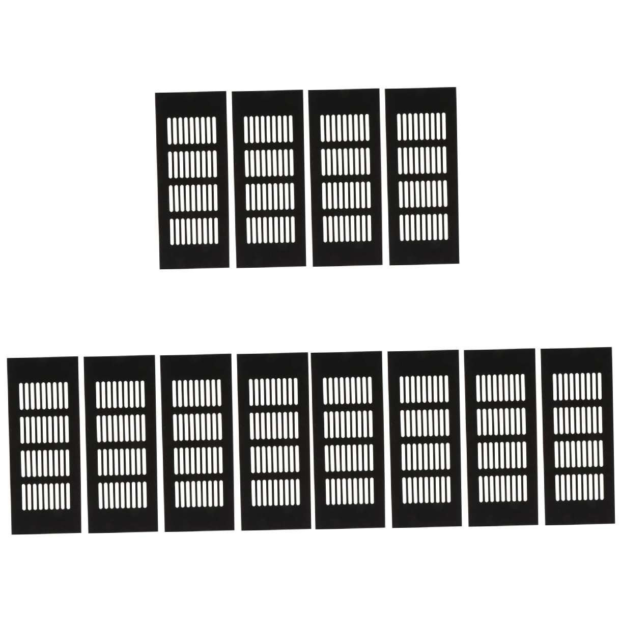 unbranded 12 pcs Vents Cover Grille Wardrobe Shoes Cabinet Air Vent Grille for Furniture