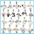 thumbnail image 2 of Charms 100 % Real 925 Plata Esterlina Niños Y Niñas Iipstick Bolsa De Tacones Altos Encantos Abalorios Ajuste Original Pandora Pulsera Hacer Regalos De Joyería De Moda, 2 of 4