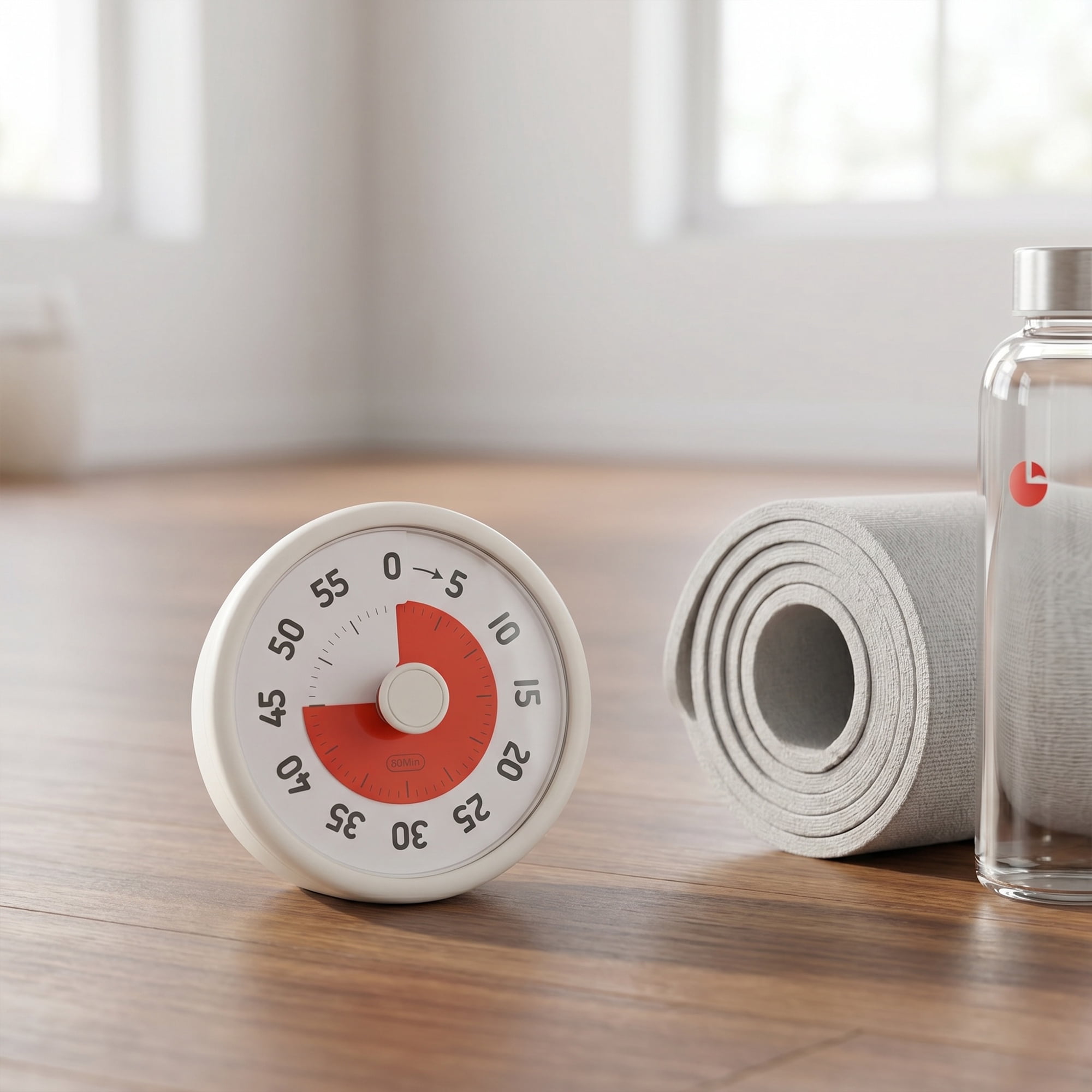 Unique Bargains 60 Minute Kitchen Digital Visual Timer White
