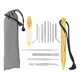 thumbnail image 3 of Agujas Herramienta Para Tejer Pulseras De Bricolaje, Herramienta Para Tejer Con Agujas De Paracaídas Conveniente Para Profesionales Para Cordones De Zapatos Para Aficionados Para ANGGREK Herramienta de tejer de agujas de paracord, 3 of 8