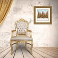 thumbnail image 3 of Meneely, Dan 20x20 Gold Ornate Wood Framed with Double Matting Museum Art Print Titled - Oh Christmas Trees, 3 of 4