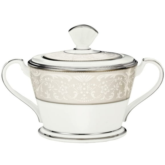 Noritake Silver Palace Sugar Bowl with Cover