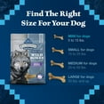 thumbnail image 6 of Blue Buffalo Wilderness Wild Bones Dental Chews Dog Treats, Mini, 27-oz Bag, 6 of 9