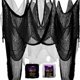 thumbnail image 1 of wonima44 CMD 2PCS Large Scary Halloween Decor Creepy Cloth Decorations Realistic Spooky Fabric Gothic Black Purple Grey Cheesecloth Drape Netting Decoration(Black&Grey, 78" x 98"), 1 of 1