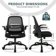 CoolHut Office Chair, Executive Desk Chair with Flipup Armrests and