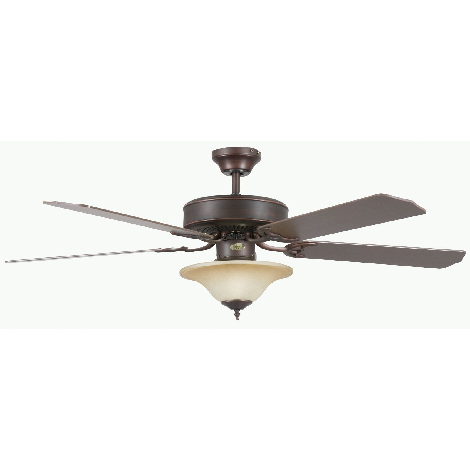 Luminance 52 Inch Two Light Five Blade Ceiling Fan Light Kit