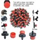 thumbnail image 4 of 50 goteros de 360 grados con 8 orificios para manguera de 4/7 mm, color rojo, 4 of 5