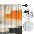thumbnail image 4 of Blackout Kids Curtains,Orange and Grey Abstract Art Artwork Childrens Insulated Curtains Set Of 2,Bedroom Essentials,Toddler Room Decor 42x54in(106x137cm), 4 of 4
