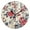 BlacK, variant on YAZAOO Decorative Wall Clock Size：25cm Rose Mosaic Design Pattern Clock