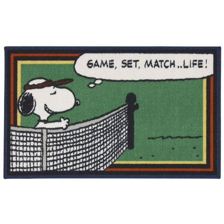 Nourison Peanuts Tennis Doormat
