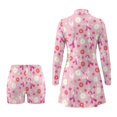 thumbnail image 4 of KEIAHUAN Pink Ribbon Dresses Women Golf Dress with Built in Shorts, 4 of 7