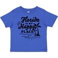 thumbnail image 3 of Inktastic Florida is My Happy Place with Palm Trees Boys or Girls Toddler T-Shirt, 3 of 5