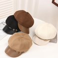 thumbnail image 7 of Newsboy Hats and Caps Women's Octagonal Hat Beret Women Trendy Cute Dress Hats Fall Ladies Coraline Hat Fashion, 7 of 7