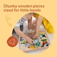 thumbnail image 5 of Melissa & Doug Farm Animals Sound Puzzle - Wooden Peg Puzzle with Sound Effects (8 Pcs), 5 of 12