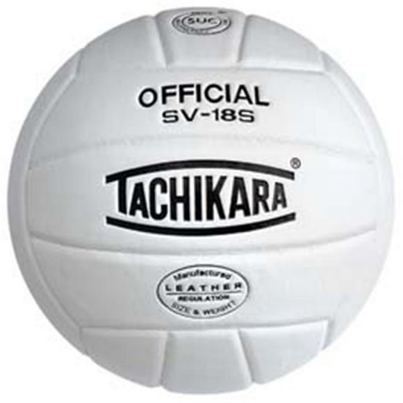 Tachikara SV18S Composite Leather Volleyball - White