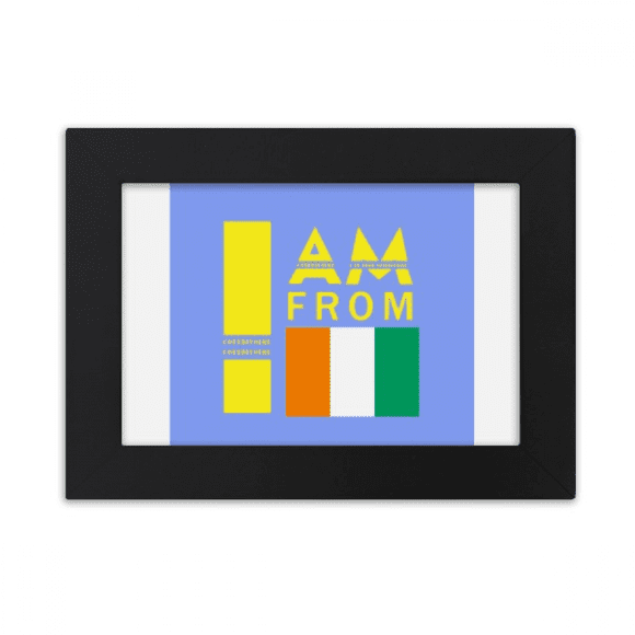 I Am From Cote Divoire Art Deco Fashion Desktop Photo Frame Ornaments Picture Art Painting