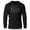 Black On Black, variant on Get Big Lightweight Long Sleeve Hooded T-Shirt for Men – Motivational Gym Hoodie, Workout Shirt for Lifters & Bodybuilders