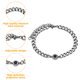 thumbnail image 3 of Pulseras Personalizadas con Fotos Personalizadas, Pulseras con Proyección de Imágenes, Pulsera Redonda de Color Acero, Pulseras con Te Amo en 100 Idiomas, Regalos para Parejas a Juego para Su Novio o, 3 of 7