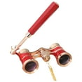 thumbnail image 6 of Opera Glasses 3x25 All Metal Binoculars with LED Light, Premium Theater Opera Ballet Concert Glasses for Adults(Red), 6 of 6