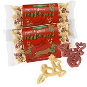 Pastabilities Reindeer Pasta, Fun Shaped Reindeer Rudolph Noodles for Kids and Holidays, Non-GMO Natural Wheat Pasta 14 oz 2 Pack