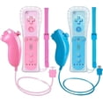 thumbnail image 1 of 2-Pack Wireless Controller and Nunchuck for Wii and Wii U Console, Game Controller, 1 of 5