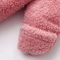 thumbnail image 5 of WBQ Newborn Baby Jumpsuit Hooded Fleece Rompers Long Sleeve Onepieces Outwear Outfits, 5 of 9
