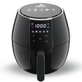 thumbnail image 1 of Sanptent 5.8 Quart Air Fryer, Black - Digital LED Touchscreen, Auto Shut-off, ETL Certified, 1 of 6