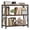 Rustic Brown, variant on Homeiju Console Table 31.5" Width, 3-Tier Entryway Table with Storage, Industrial Sofa Table with Open Shelves, Foyer Tables for Entryway, Hallway, Kitchen, Living Room and Bedroom, Black