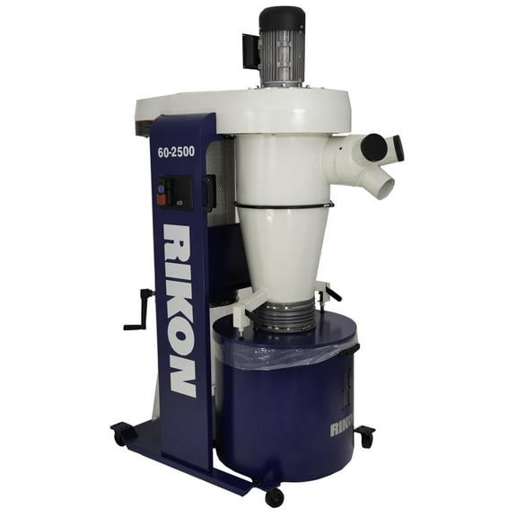 Rikon 2.5 Hp Cyclone Dust Collector 1470 Cfm