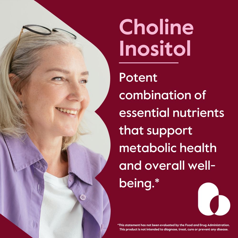 Choline Inositol 500mg (240 Vegetarian Capsules) (120 x 2) - No Stearates - No Gelatin - No Fillers - Vegan - Non GMO - Gluten Free