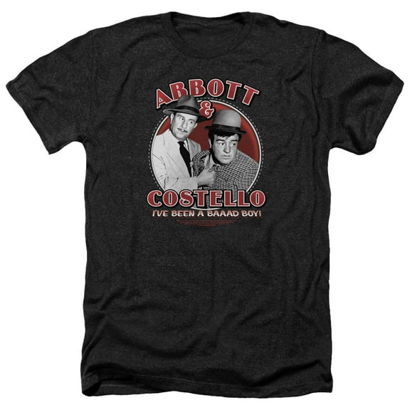 Abbott & Costello - Bad Boy - Heather Short Sleeve Shirt - X-Large