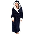 thumbnail image 1 of Peignoir Doux en Peluche à Capuche pour Femmes TIMIFIS, Peignoir en Molleton Chaud, Peignoir d'Hiver en Molleton Chaud, Long Peignoir en Peluche Doux et Confortable pour Spa, Complexe Hôtelier et Hôtel, Peignoir Printemps/été, 1 of 5