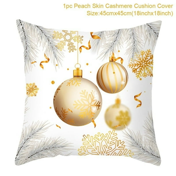 Funda de cojín de árbol de alce de Navidad, decoración navideña para el hogar, regalos de Navidad Natal, adorno de Año Nuevo, 2023