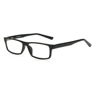 Cyxus UV420 Blue Light Blocking Glasses Reduce Fatigue Headache Anti UV Elegant Black Frame & Transparent Lenses Eyewear For Women Men 8323T01